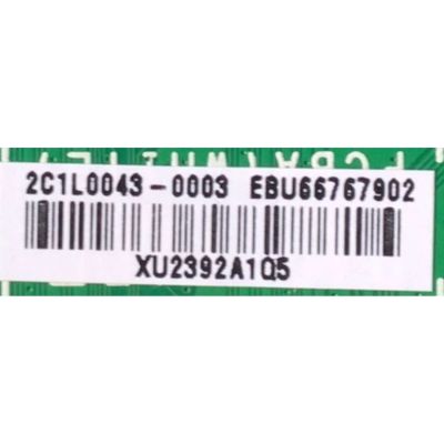 MAIN PARA TV LG / NUMERO DE PARTE EBU66767902 / EAX69581205(1.0) / PANEL NC500TQG-AAKH5 / DISPLAY LC500DQC(SP)(A1) / MODELO 50UQ9000PUD.BUSYLJM	 - Imagen 3